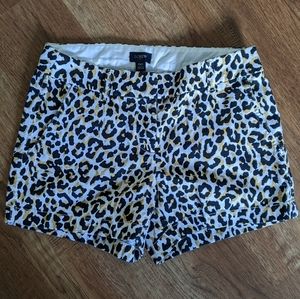 J Crew Animal Print Shorts